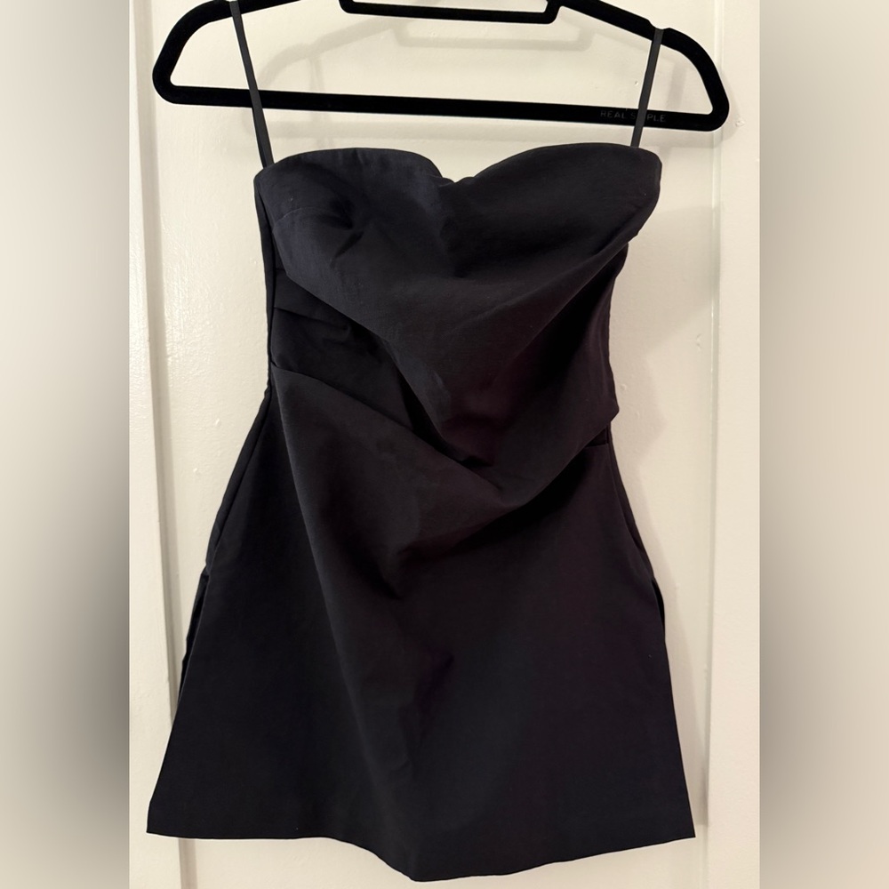 DISSH Black Strapless Top Size 2